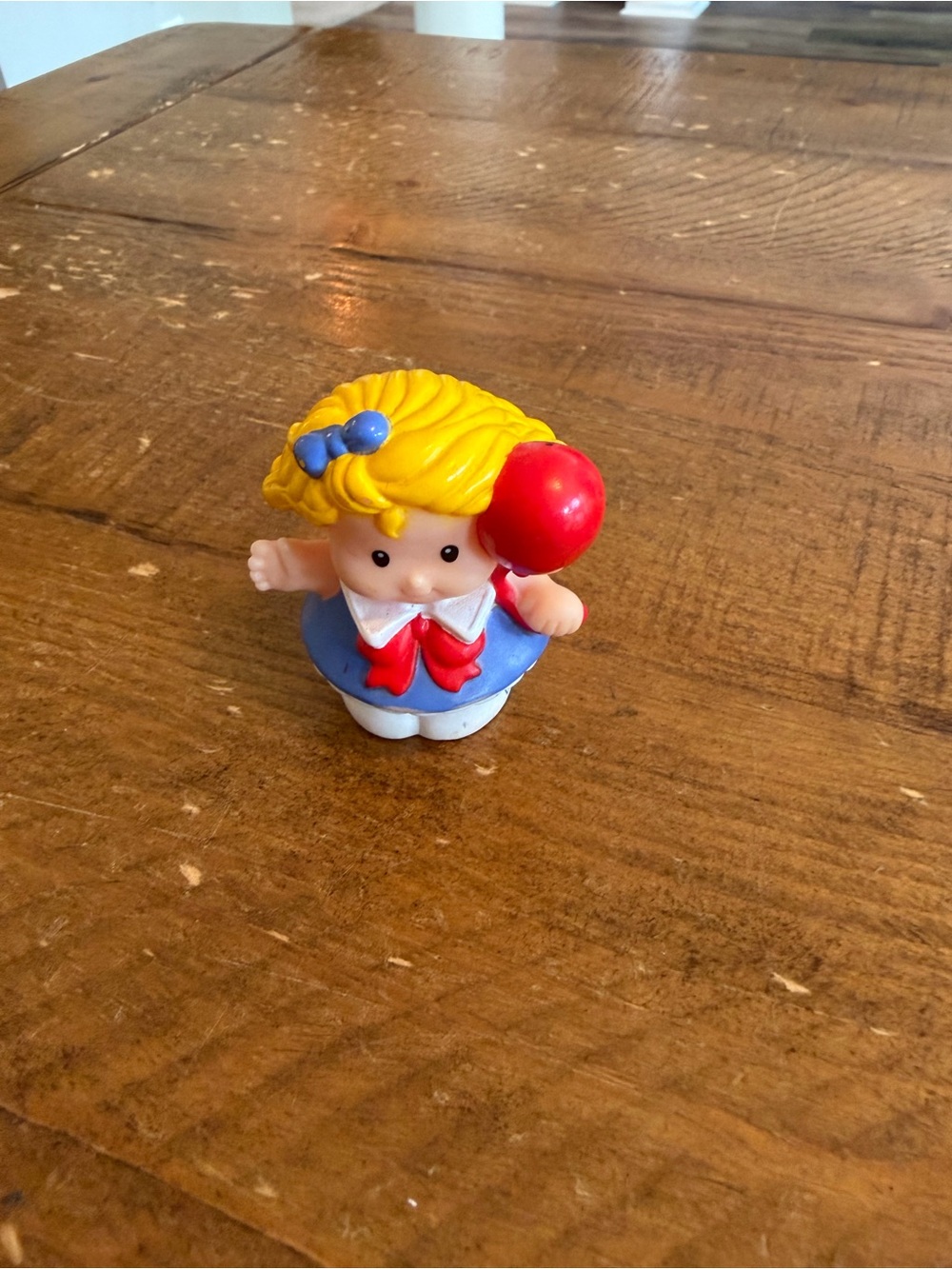 Fisher Price Little People Sarah Lynn with balloon as is